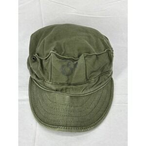 USMC Olive Drab Utility Cover Cap Marine Corps 8-Point Hat USGI Vietnam XS OG107